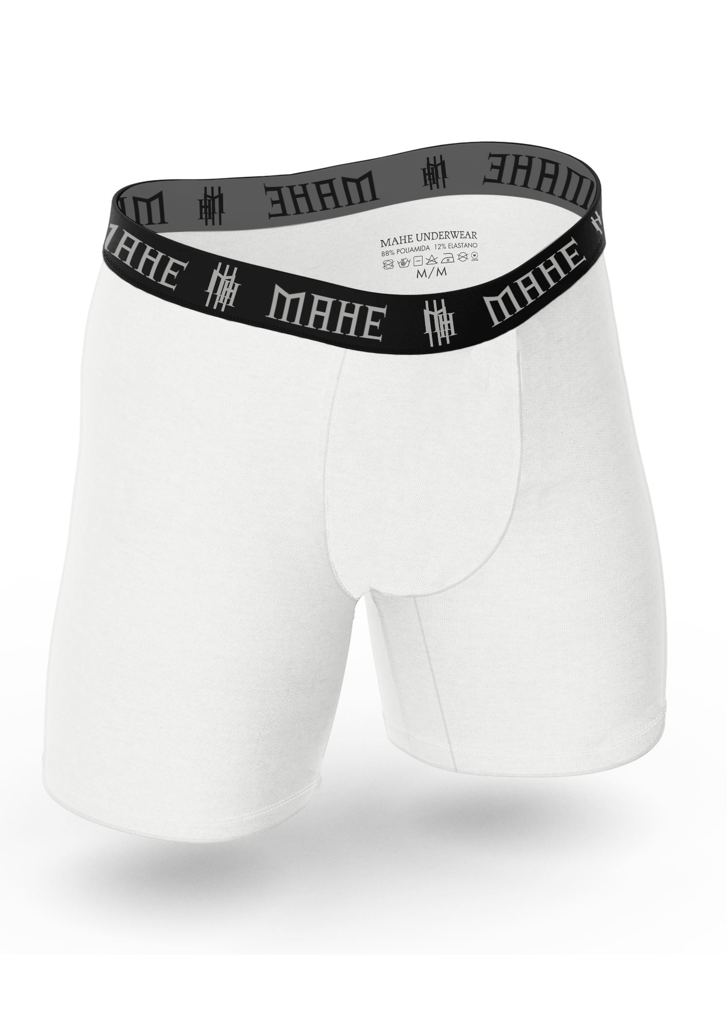 cueca mahe boxer poliamida white ref. 1010