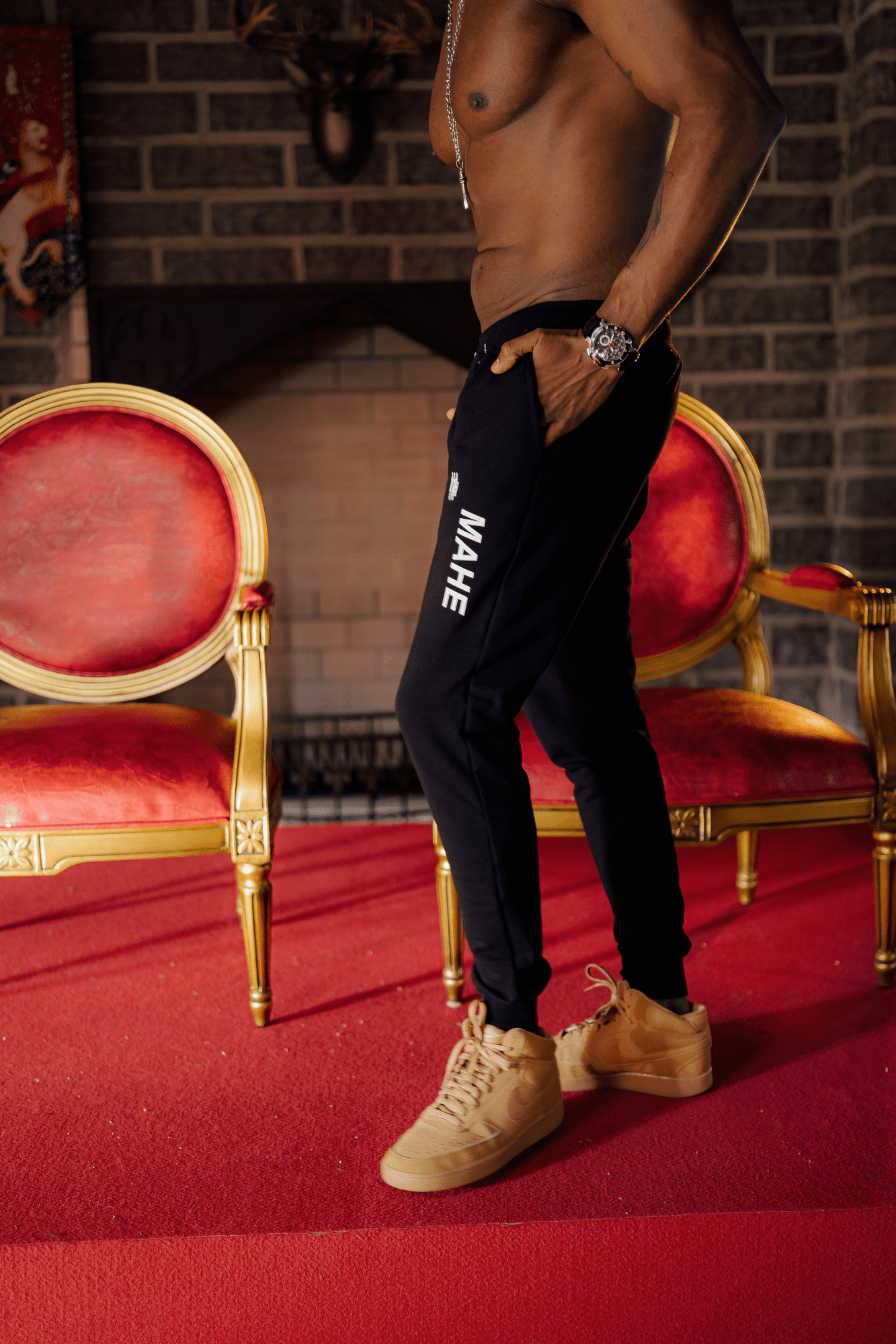 calça mahe all black