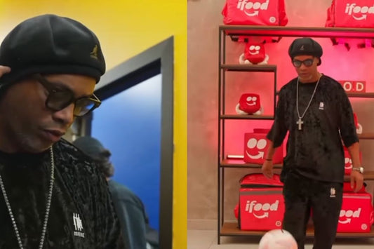 NEWS | RONALDINHO VESTE MAHE NO EVENTO DO IFOOD