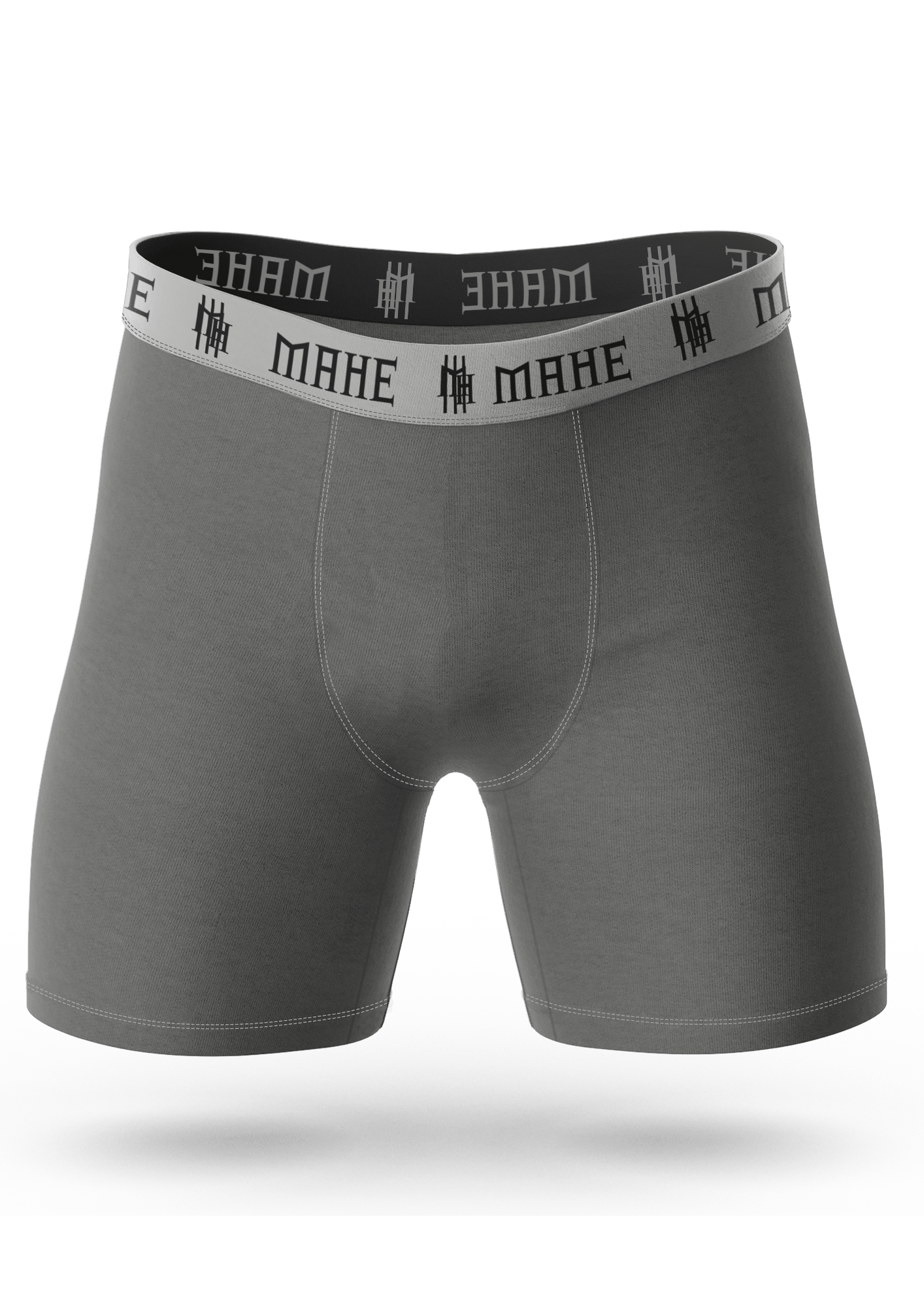 cueca mahe boxer cotton gray ref. 1010
