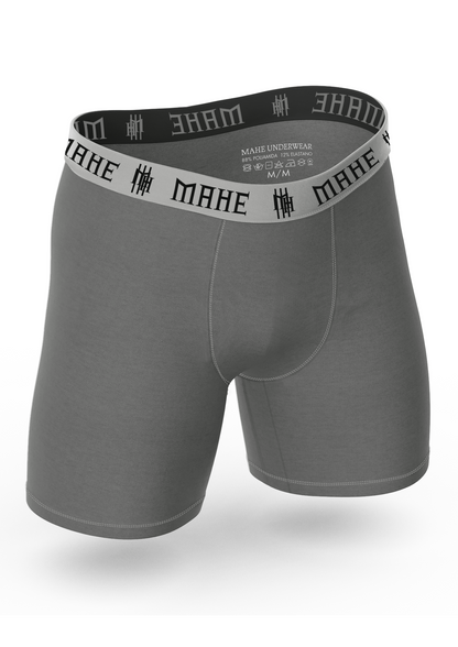 Cueca Mahe Boxer Cotton Gray Ref. 1010