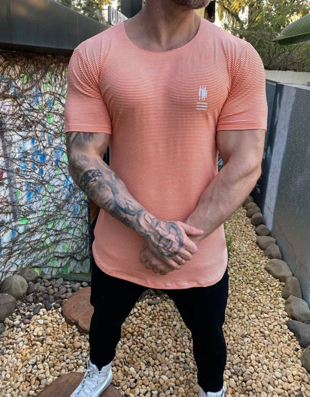 camiseta mahe orange sunset