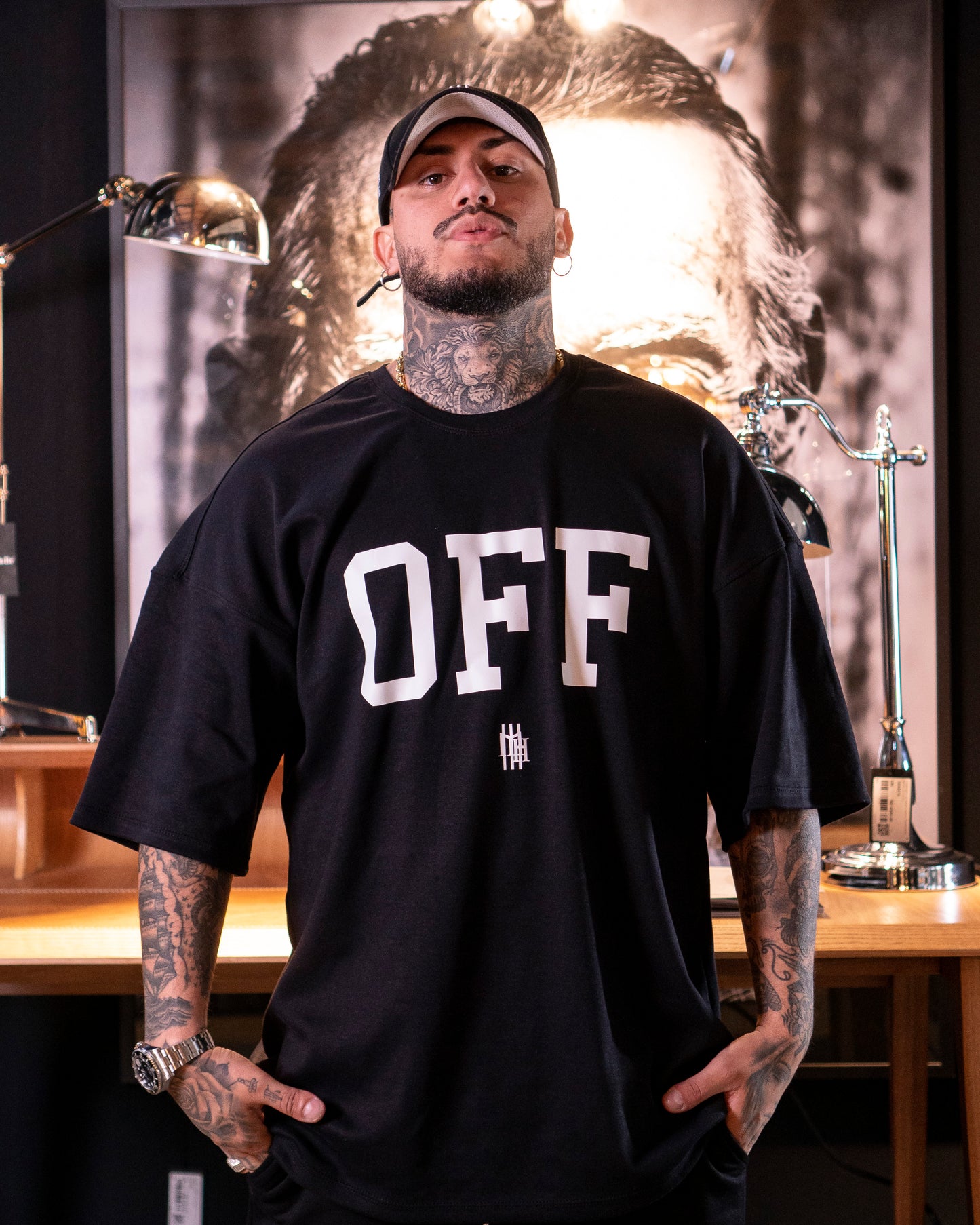 camiseta mahe over fierce black