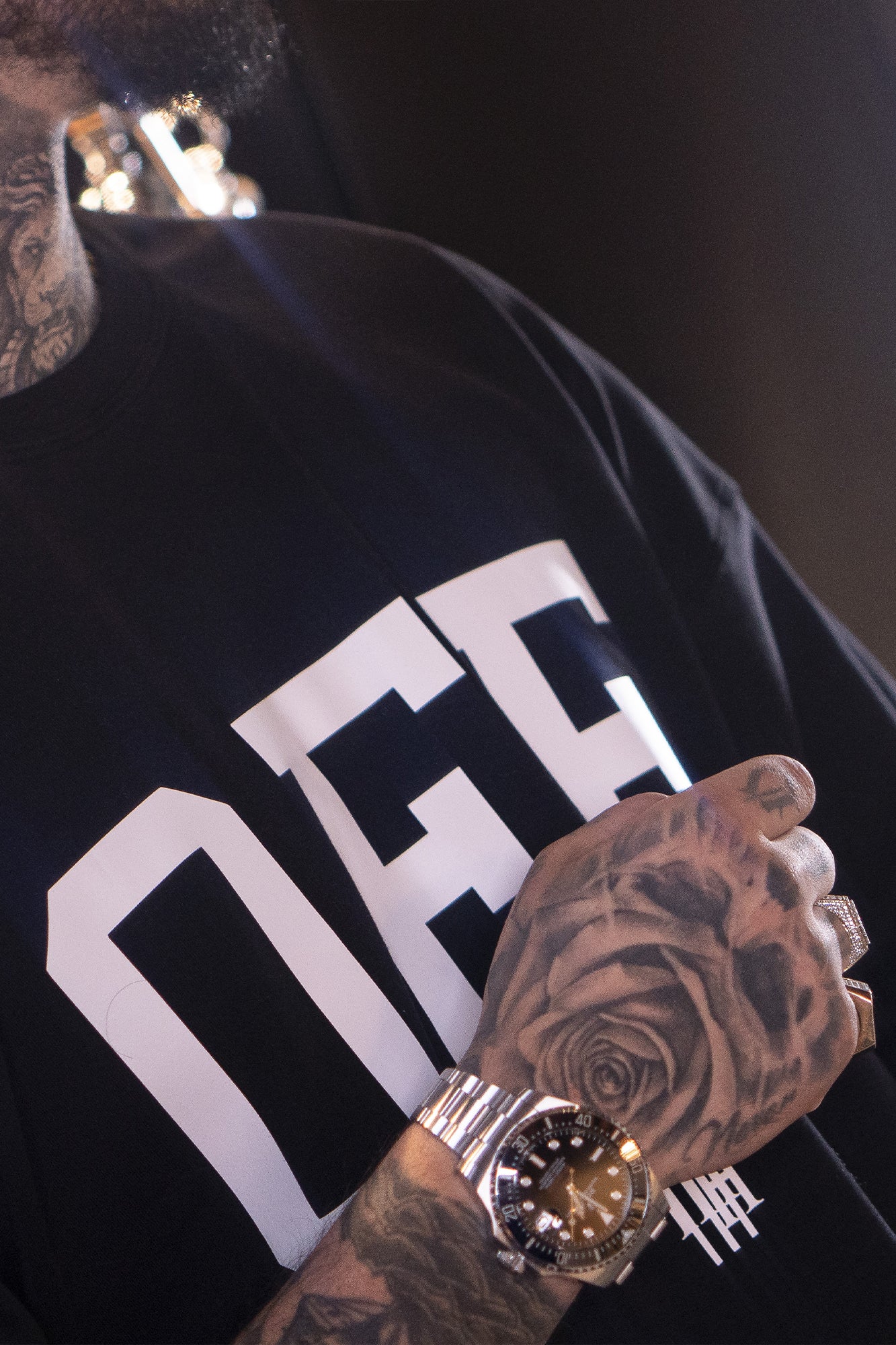 camiseta mahe over fierce black