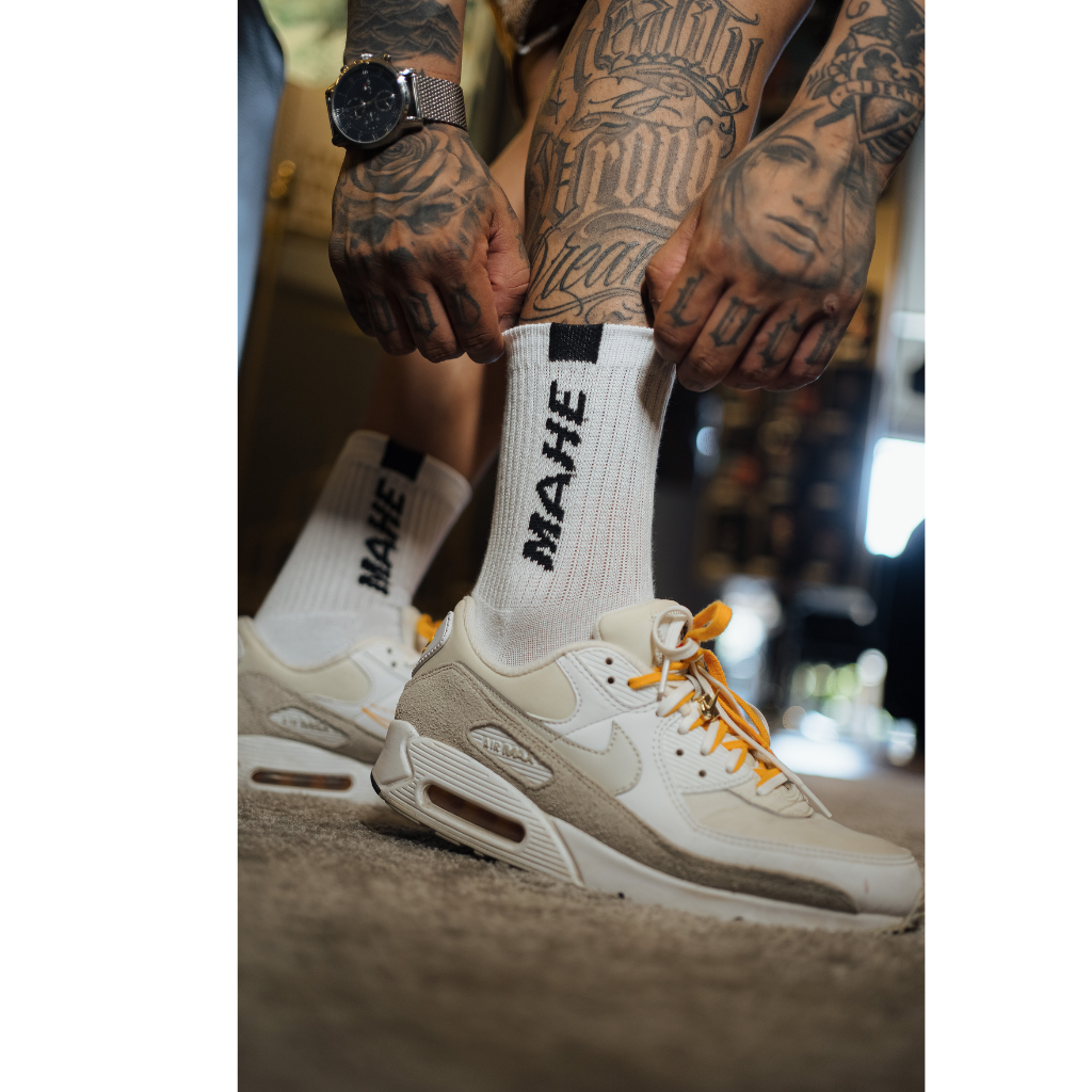 pack de  meias mahe everyday white