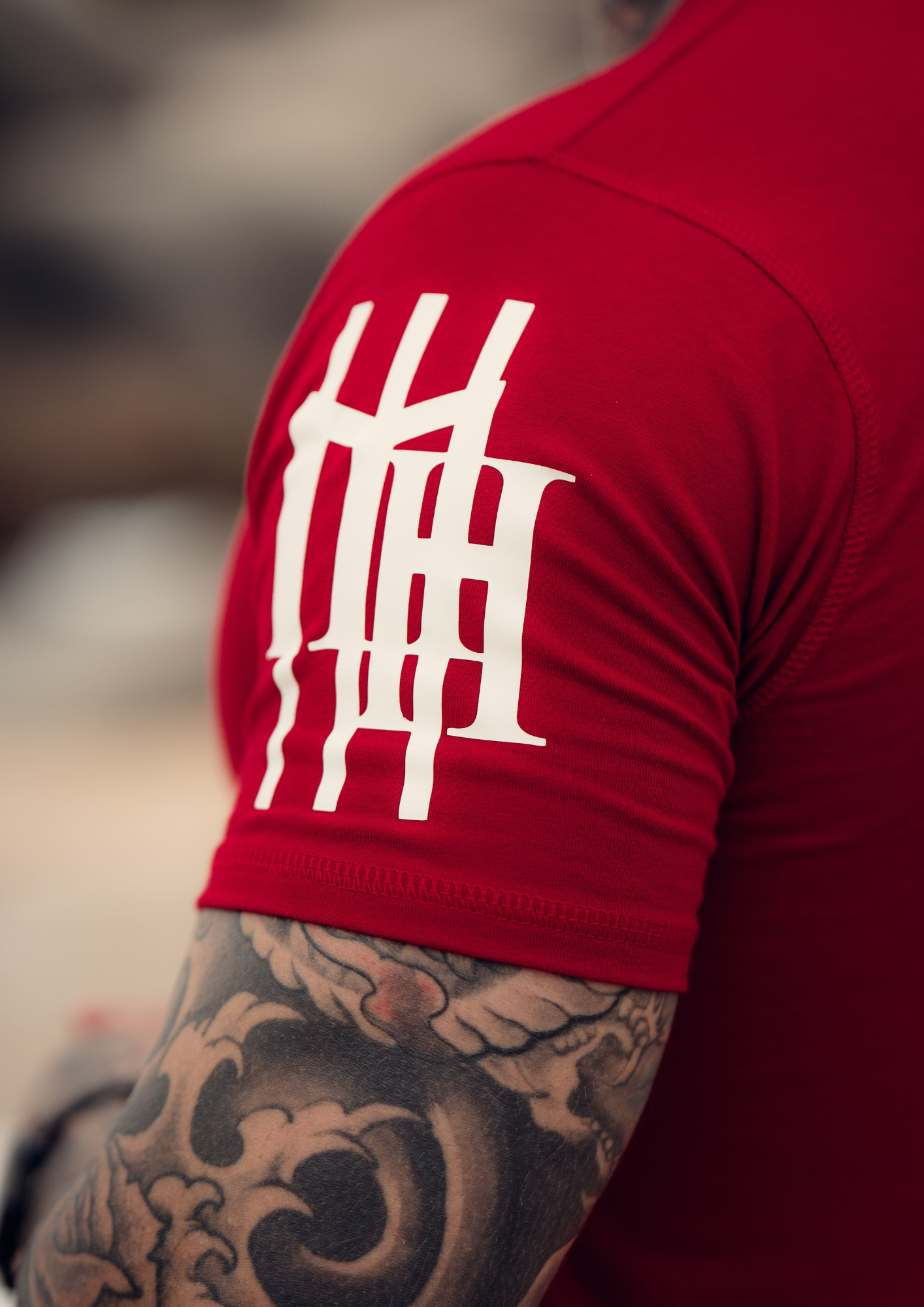 camiseta mahe island red