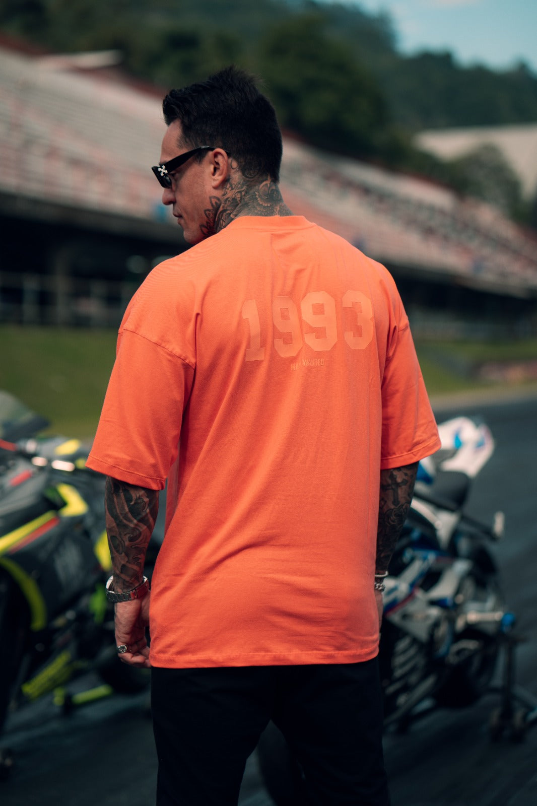 camiseta mahe over memories 1993 orange