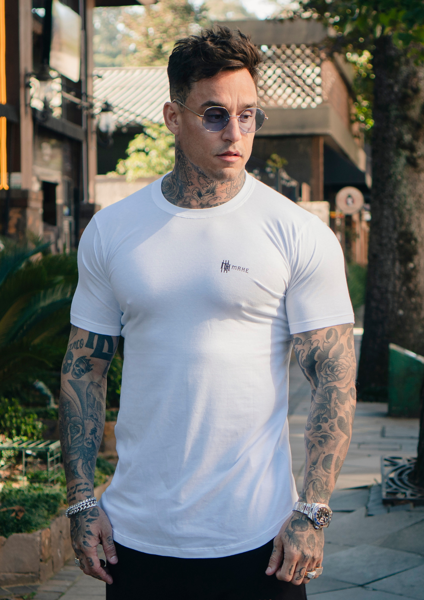 camiseta mahe indispensable white