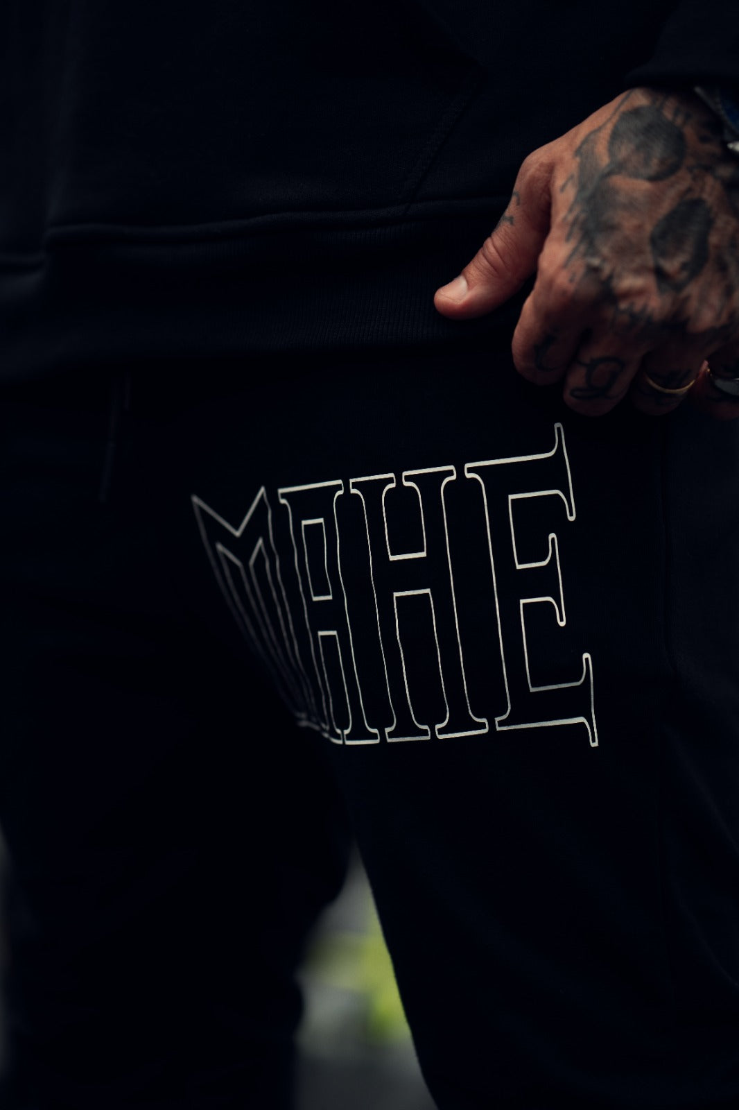 calça mahe race fury black