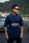 Camiseta Mahe Over Trust In Timing Blue