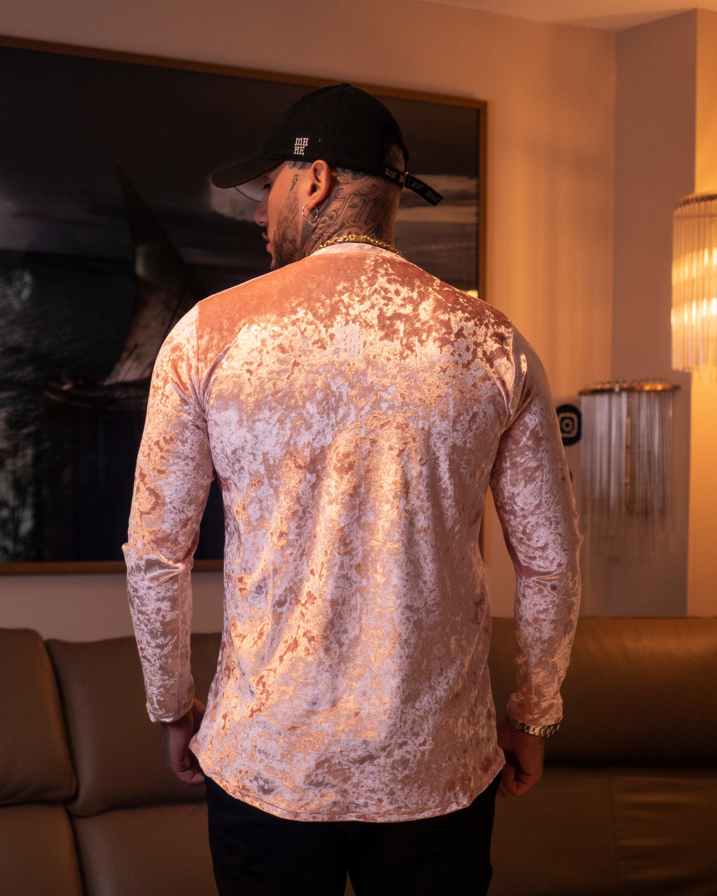 manga longa mahe champagne velvet