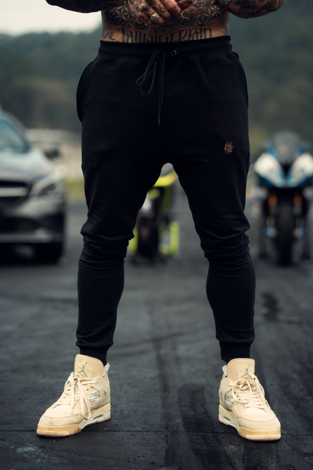 calça mahe gold time black