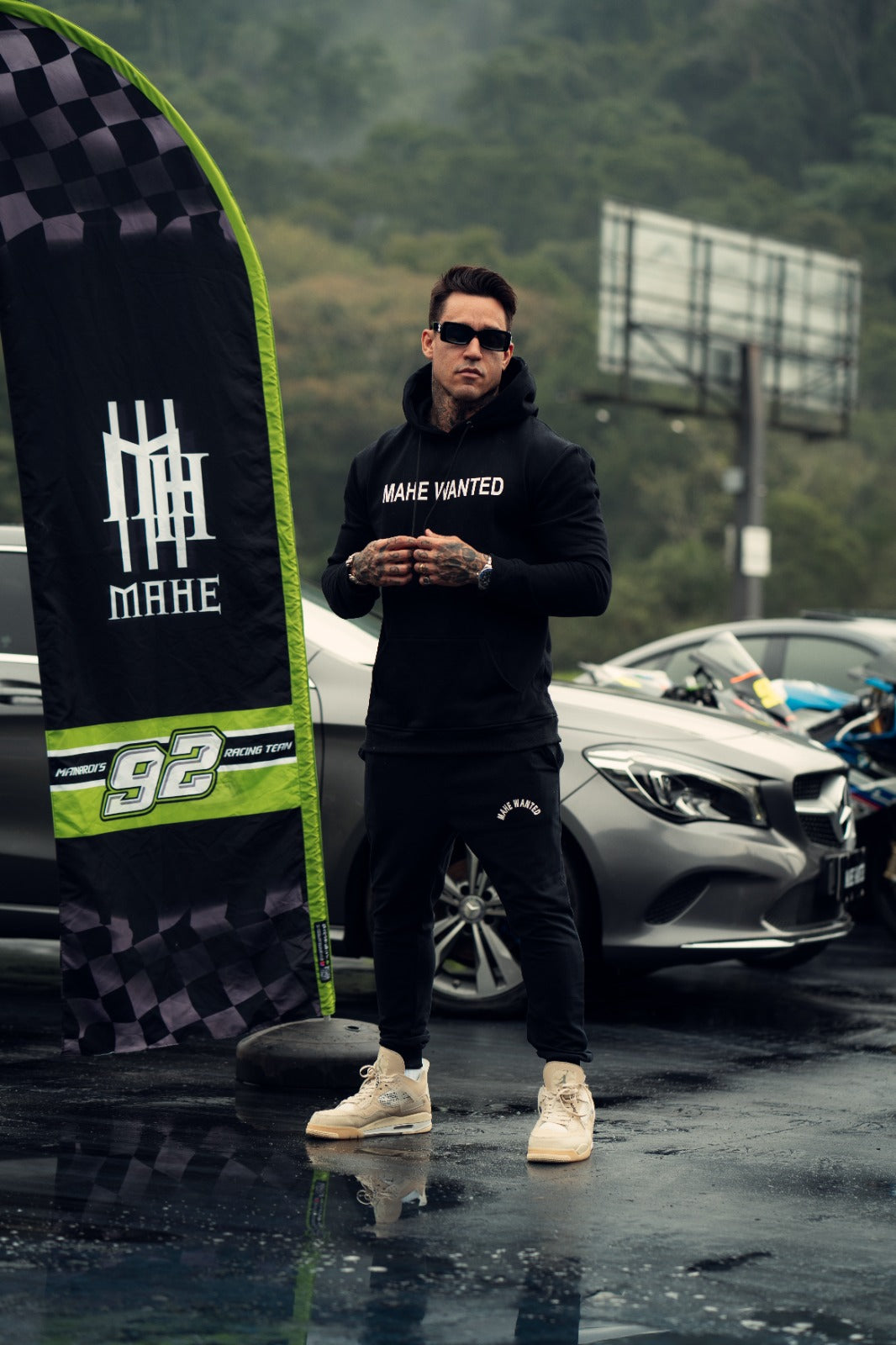 calça mahe hightlight black
