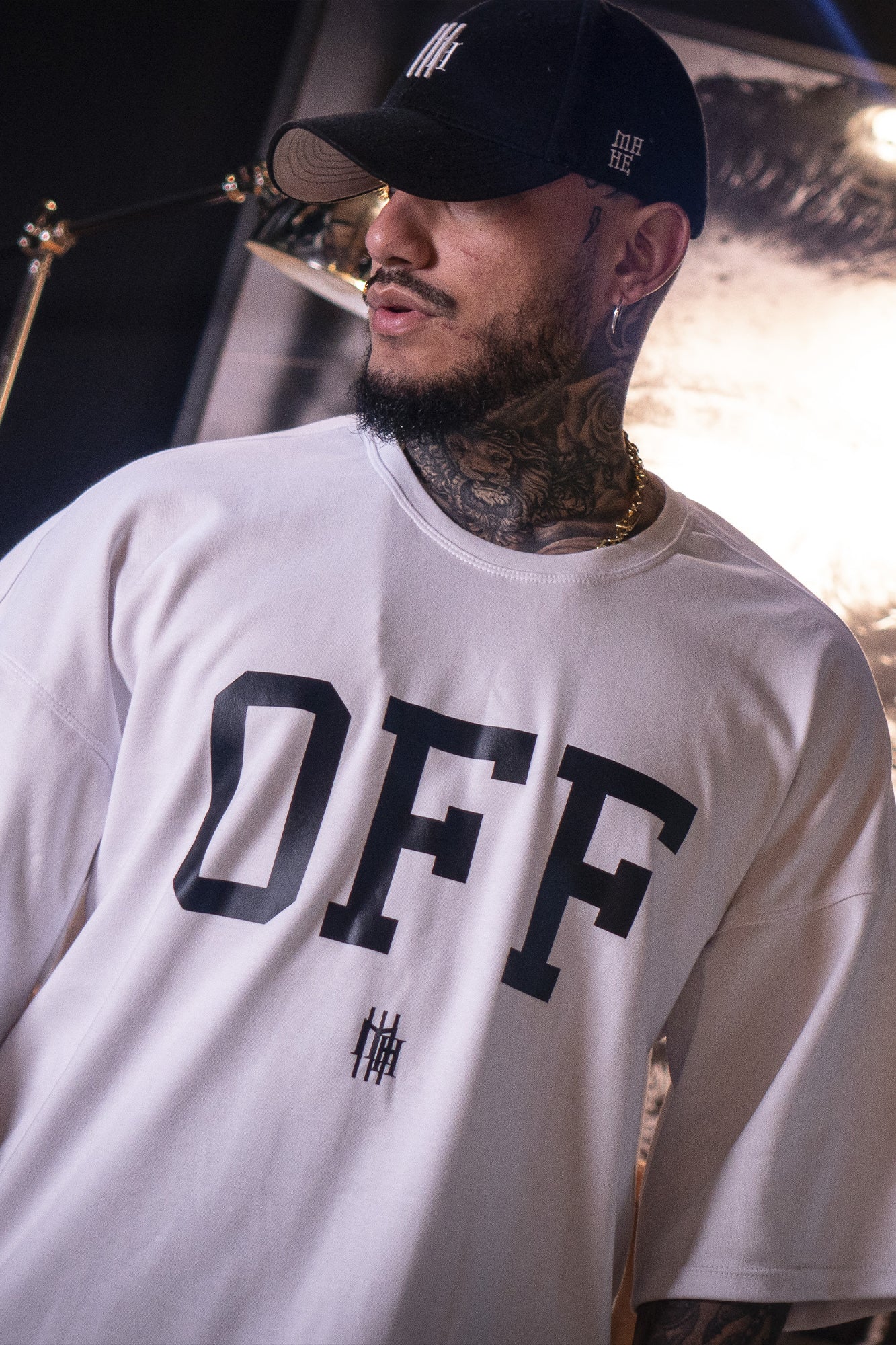 camiseta mahe over fierce white