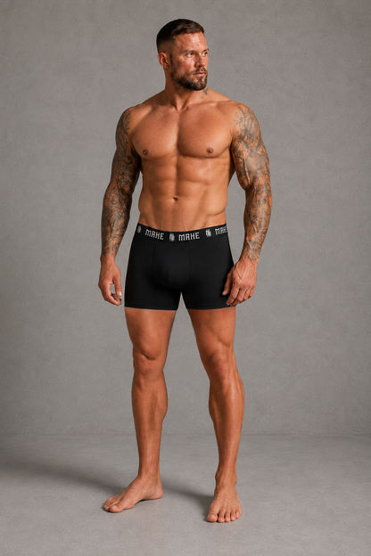 Cueca Mahe Boxer Cotton Black Ref. 1010