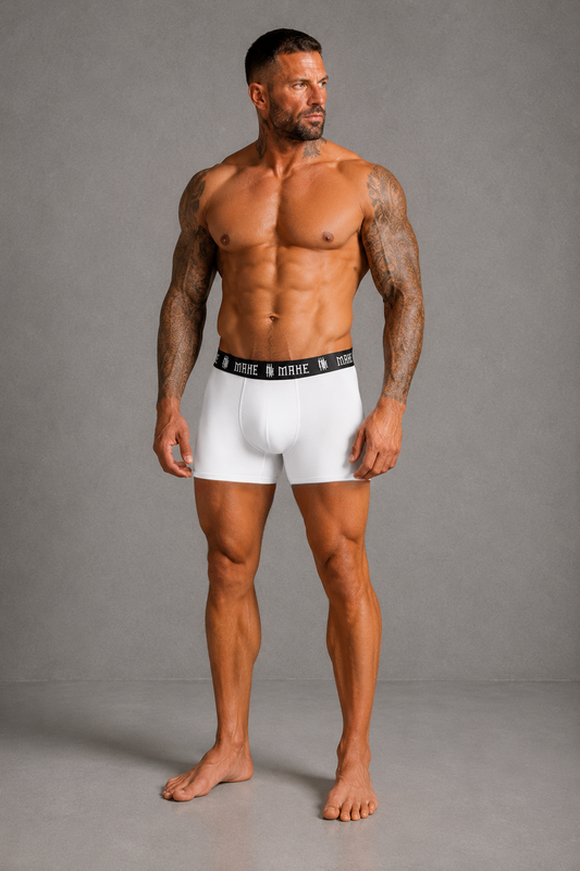 Cueca Mahe Boxer Cotton White Ref. 2020