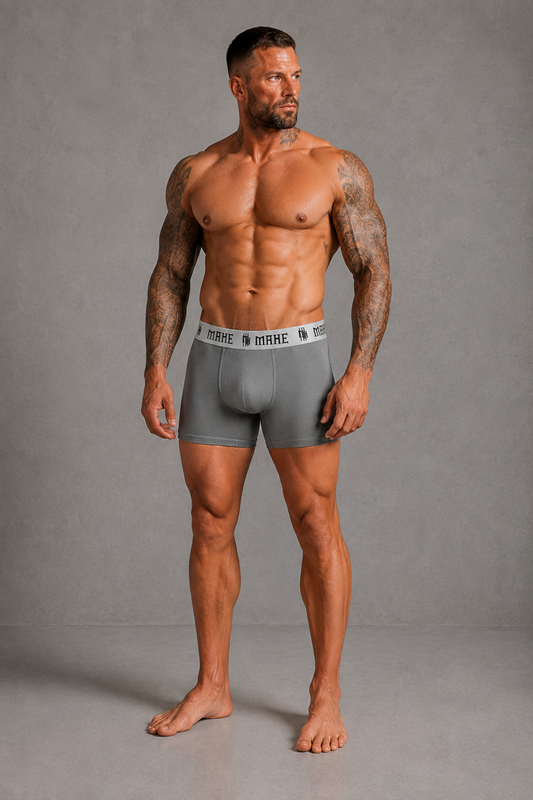 Cueca Mahe Boxer Cotton Gray Ref. 2020