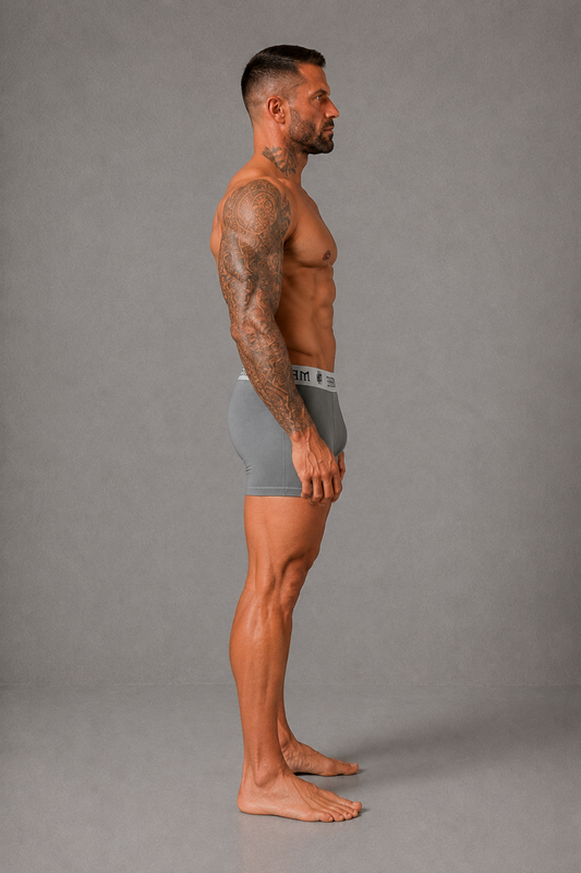 Cueca Mahe Boxer Poliamida Gray Ref. 2020