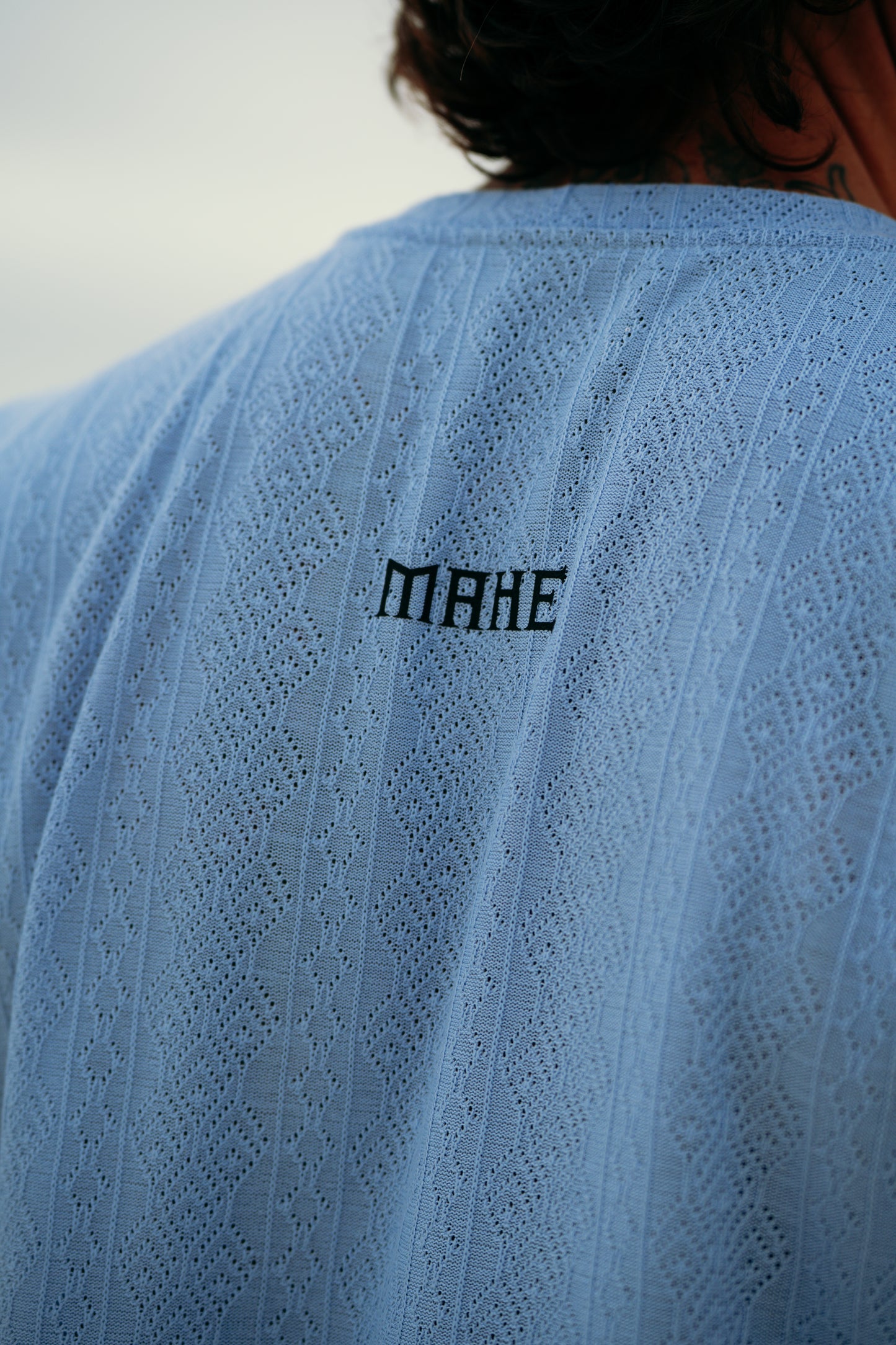 camiseta mahe blue lace
