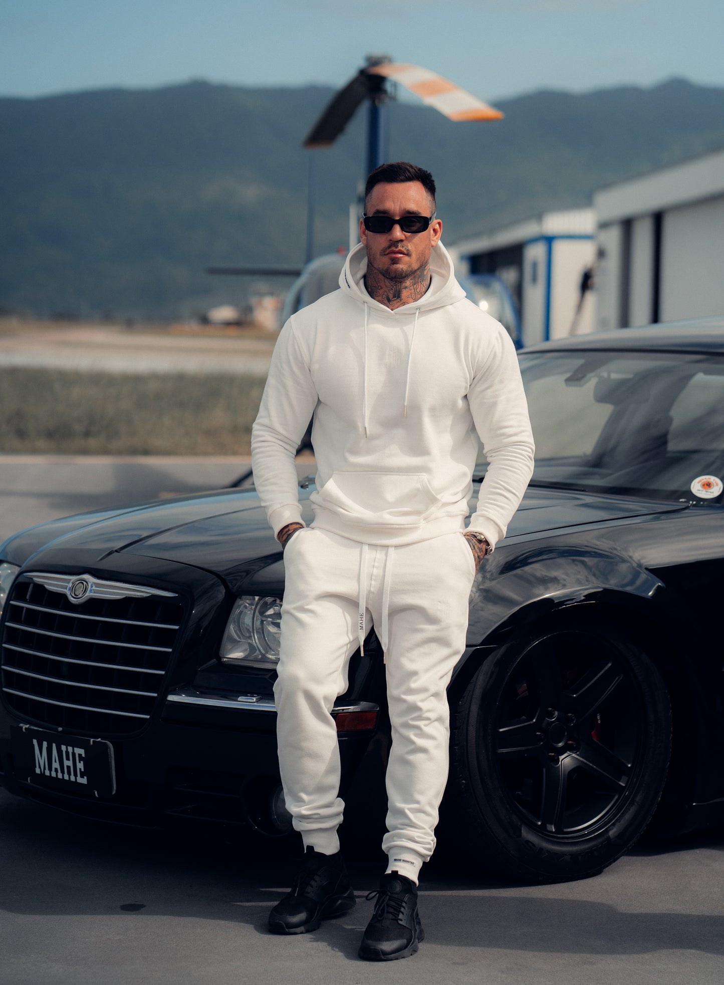 calça mahe white snow
