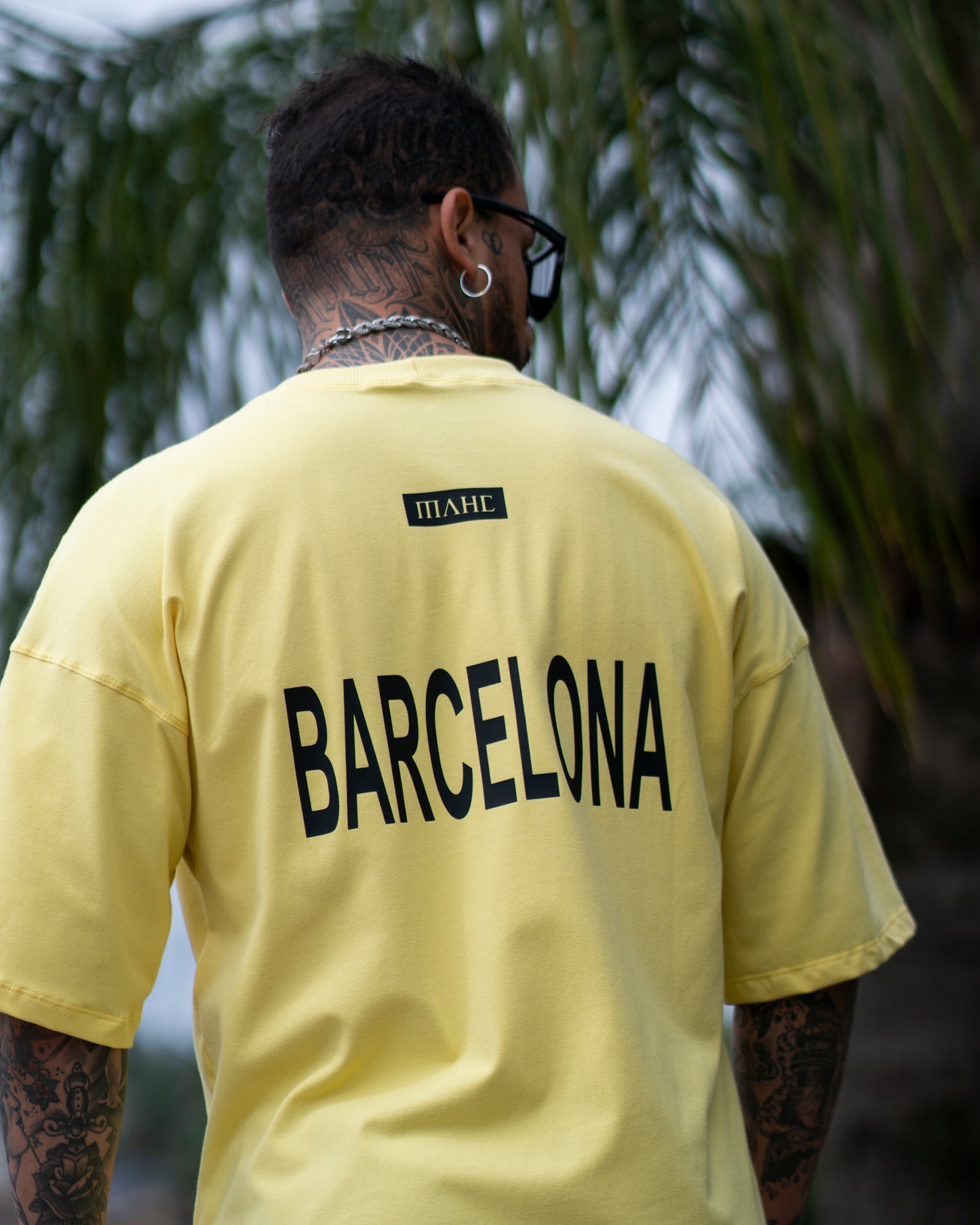 camiseta mahe over limited yellow