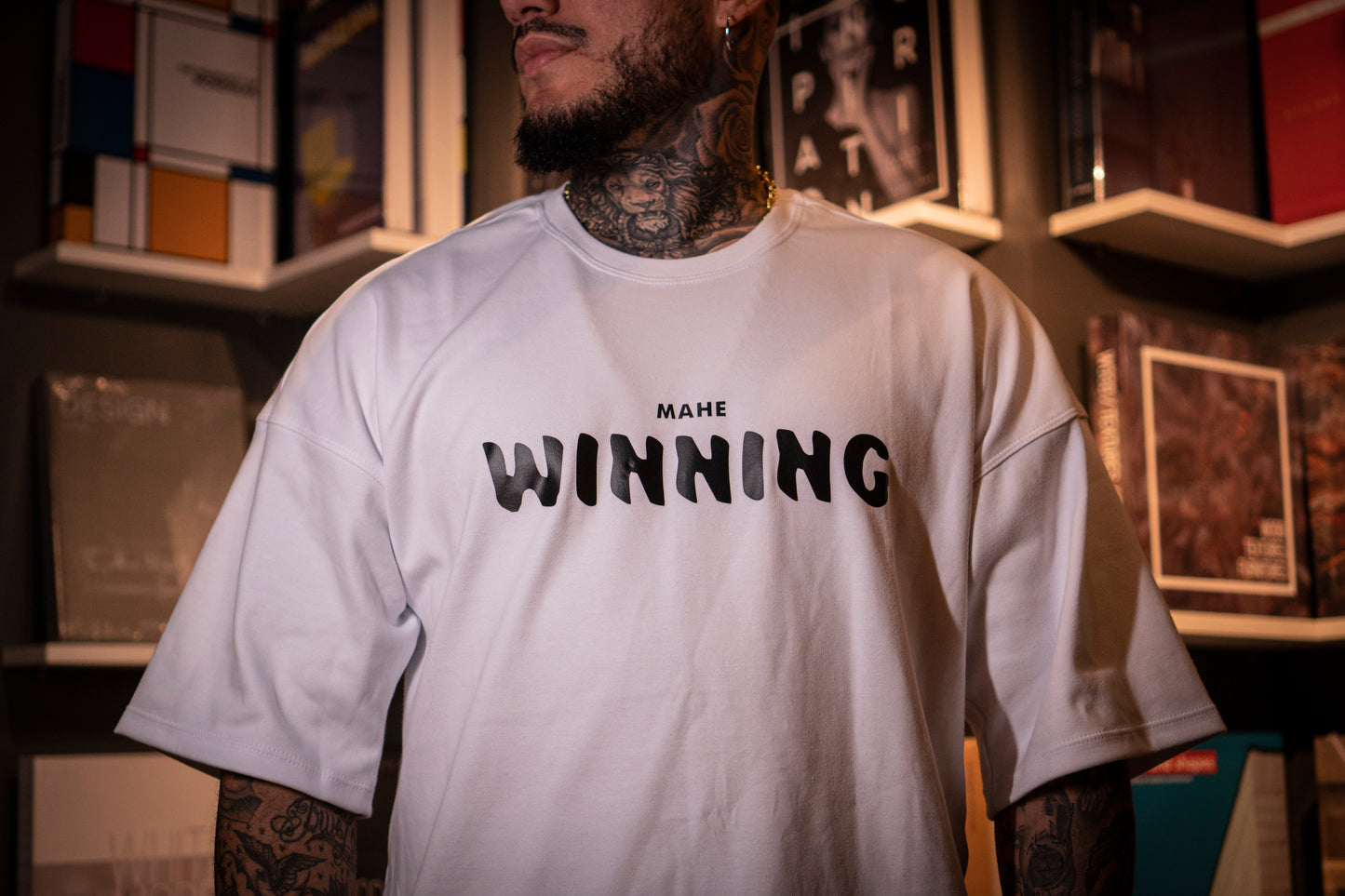 camiseta mahe over winner white