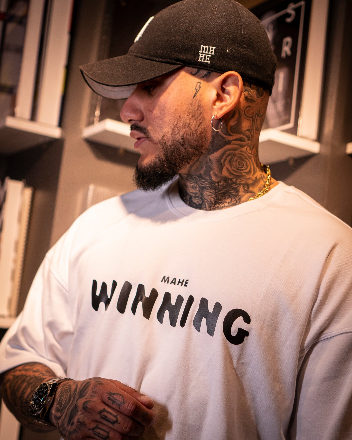 camiseta mahe over winner white