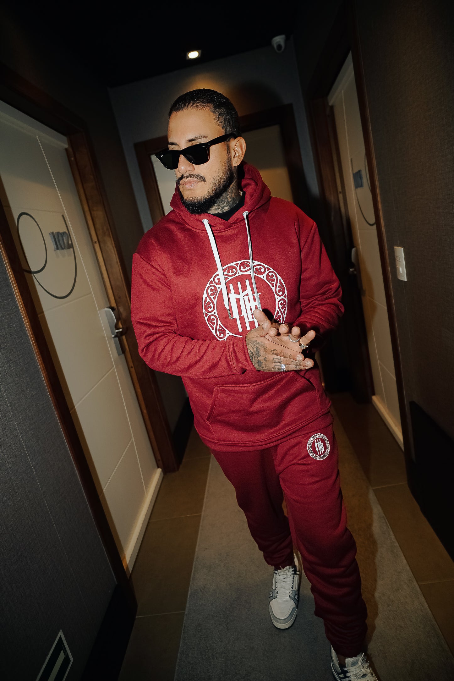 calça mahe deep bordeaux