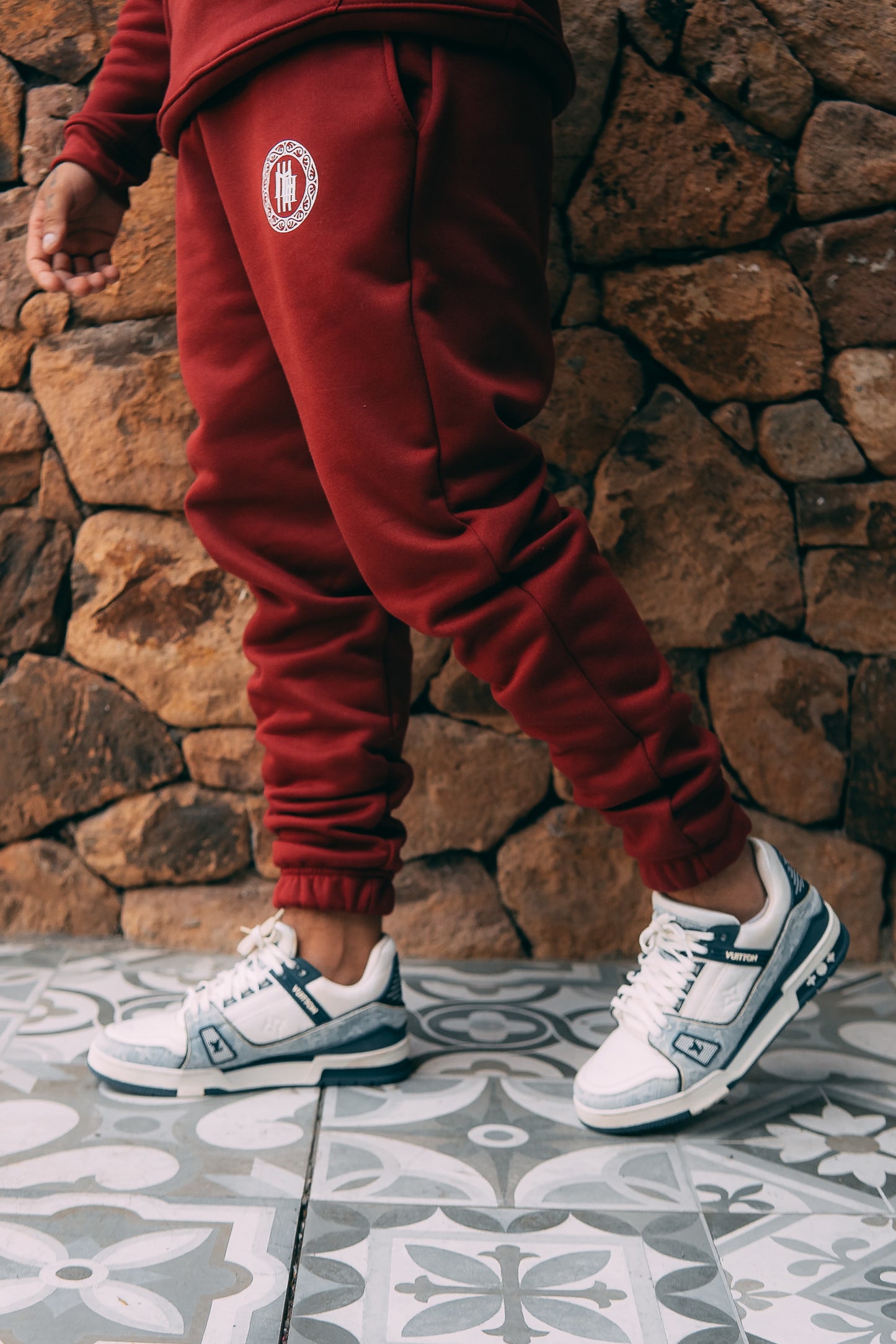 calça mahe deep bordeaux