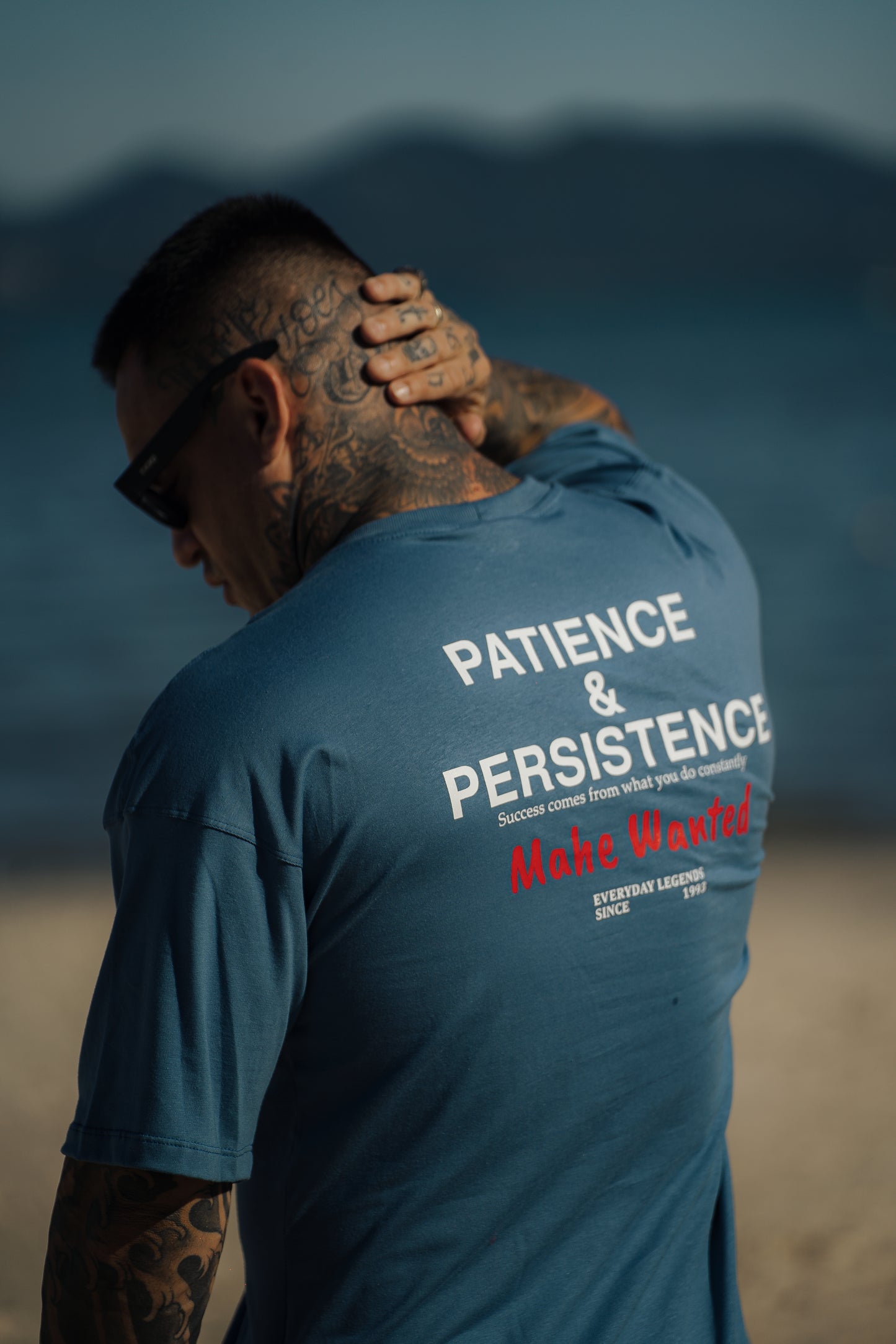 camiseta mahe over blue persistence