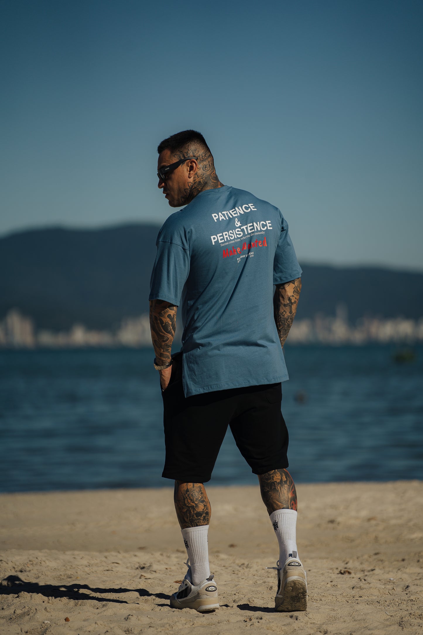 camiseta mahe over blue persistence