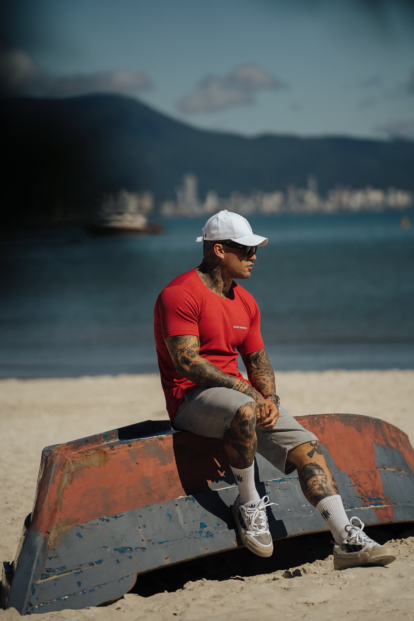 camiseta mahe canelada red ways