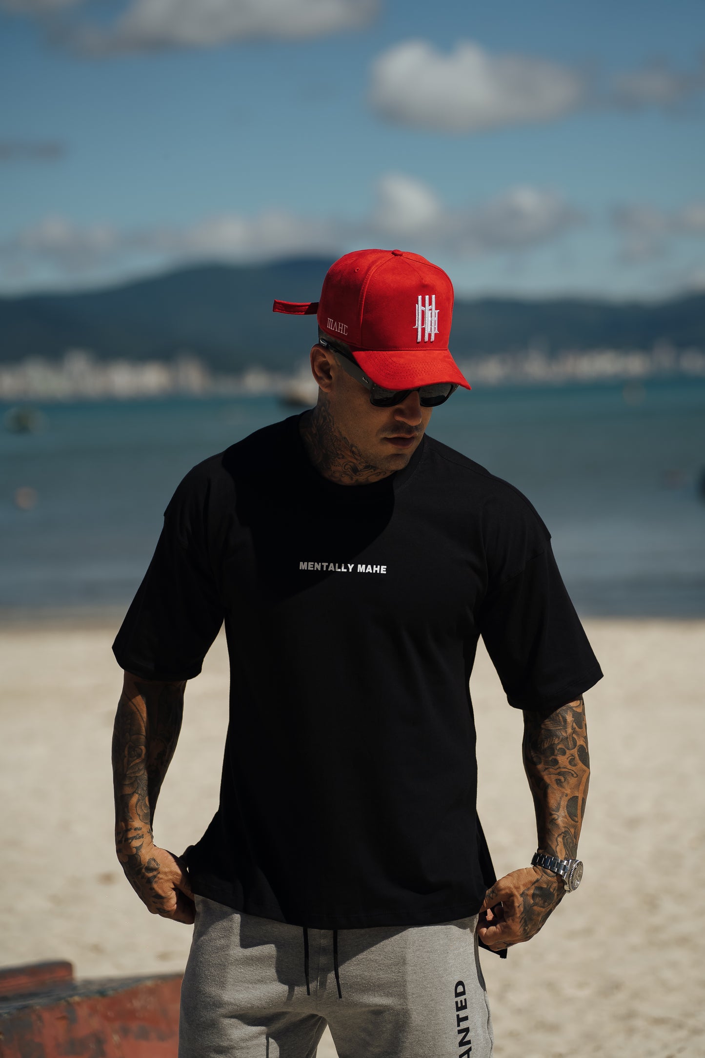 camiseta mahe oversize mentally mahe black