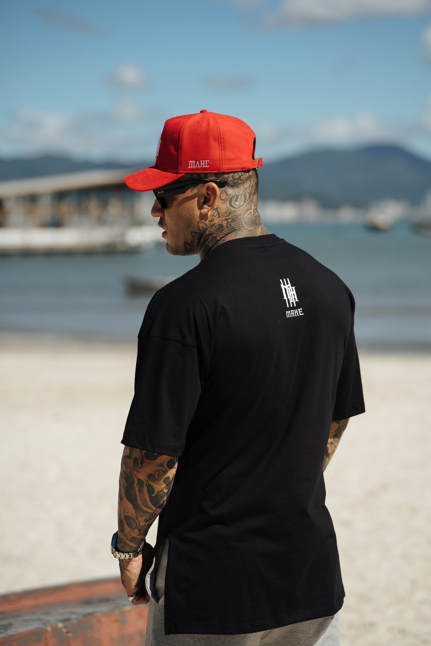 camiseta mahe oversize mentally mahe black
