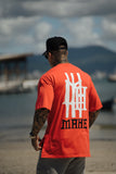 Camiseta Mahe Oversize Red Spray Paint