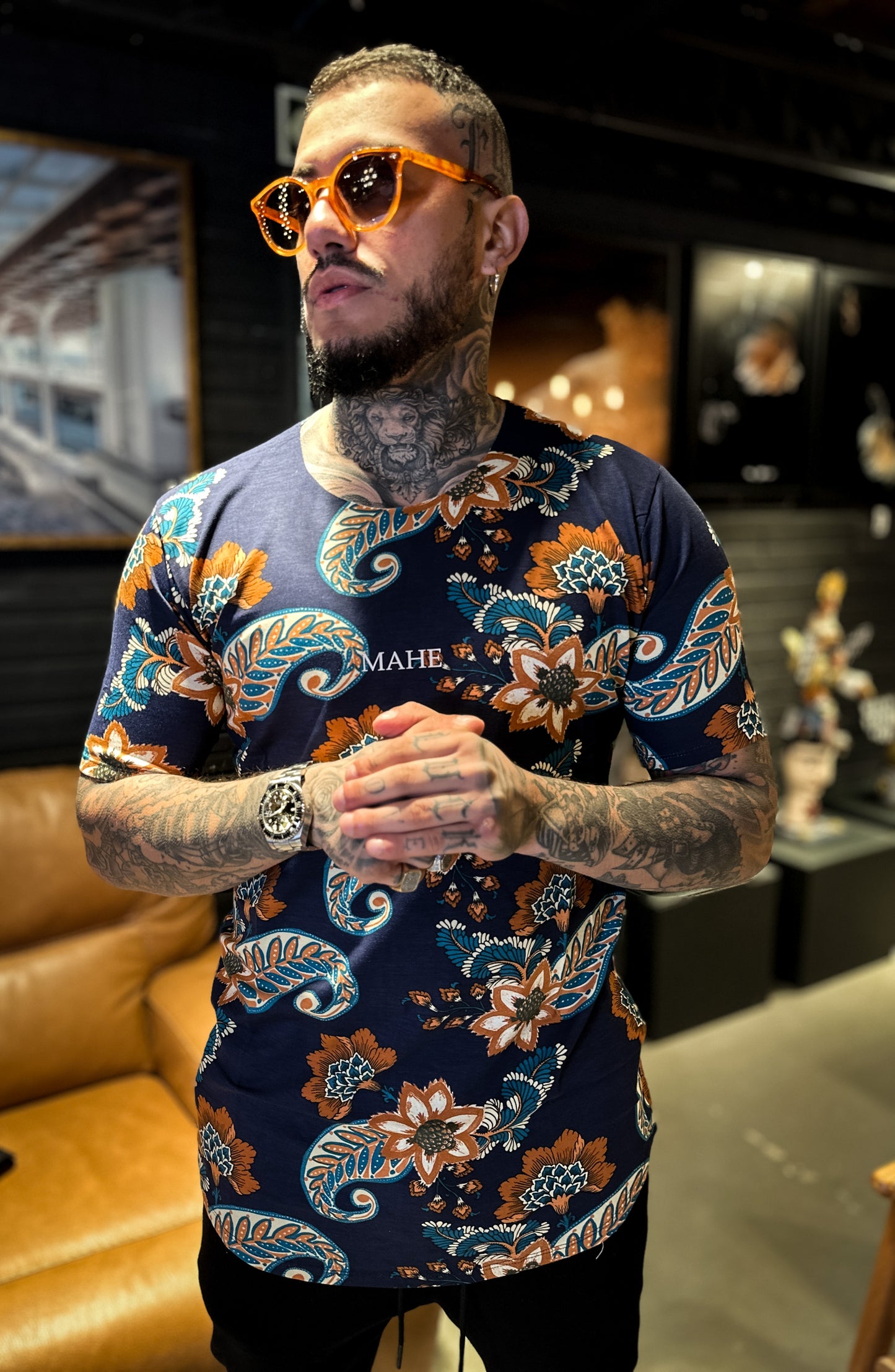 camiseta mahe flowers
