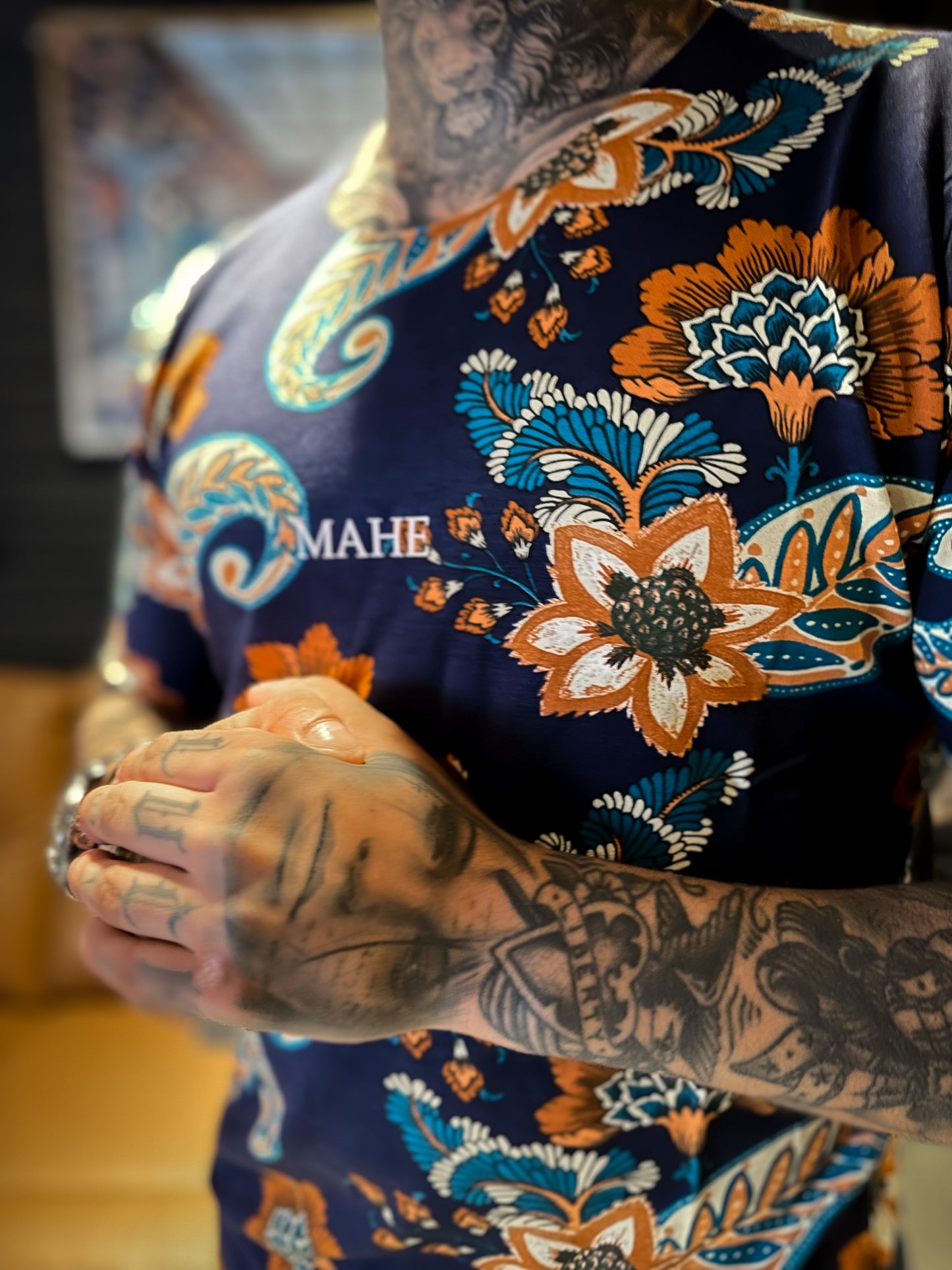 camiseta mahe flowers