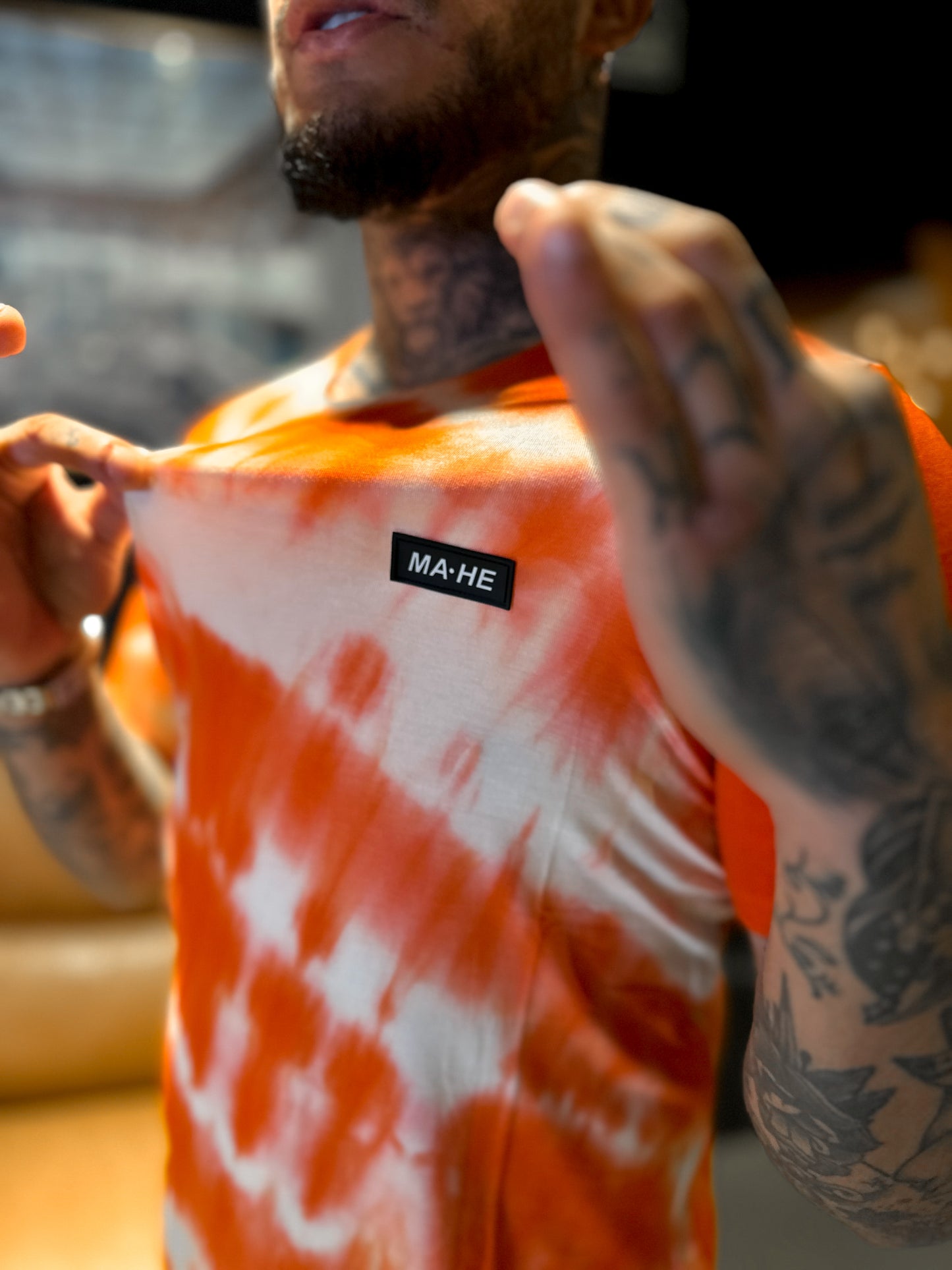camiseta mahe flames red