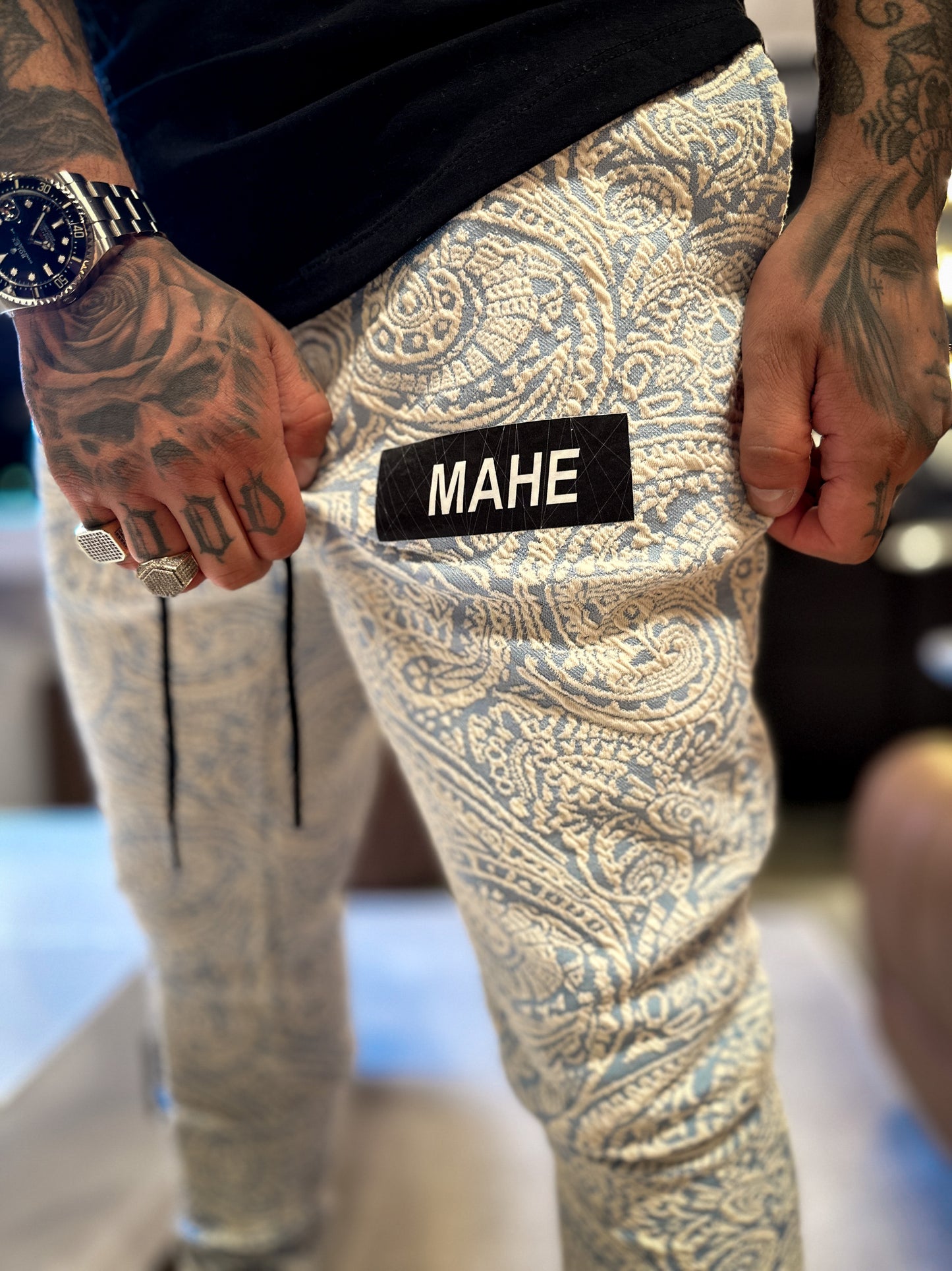 calça mahe blue covenant