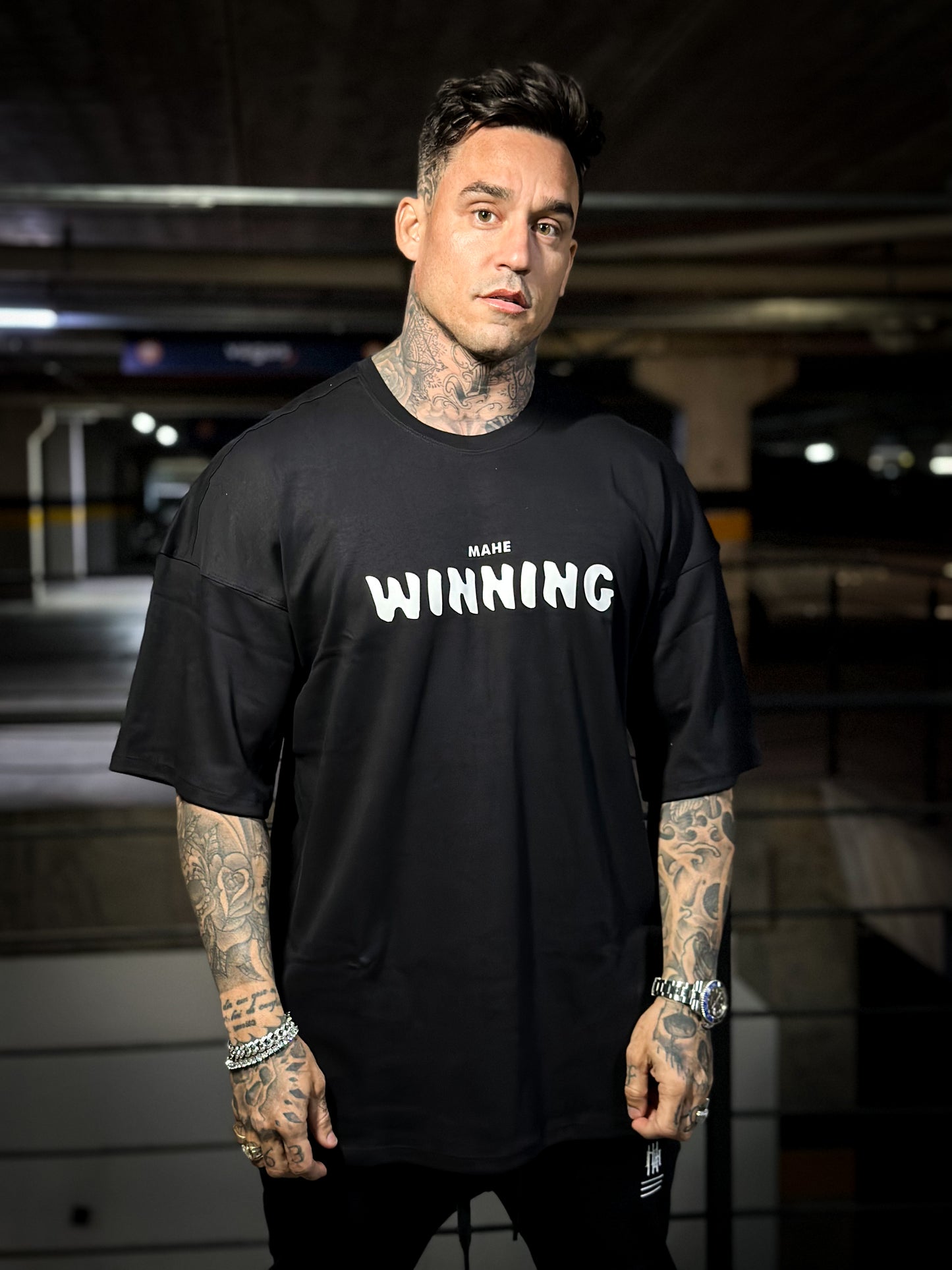 camiseta mahe over winner black