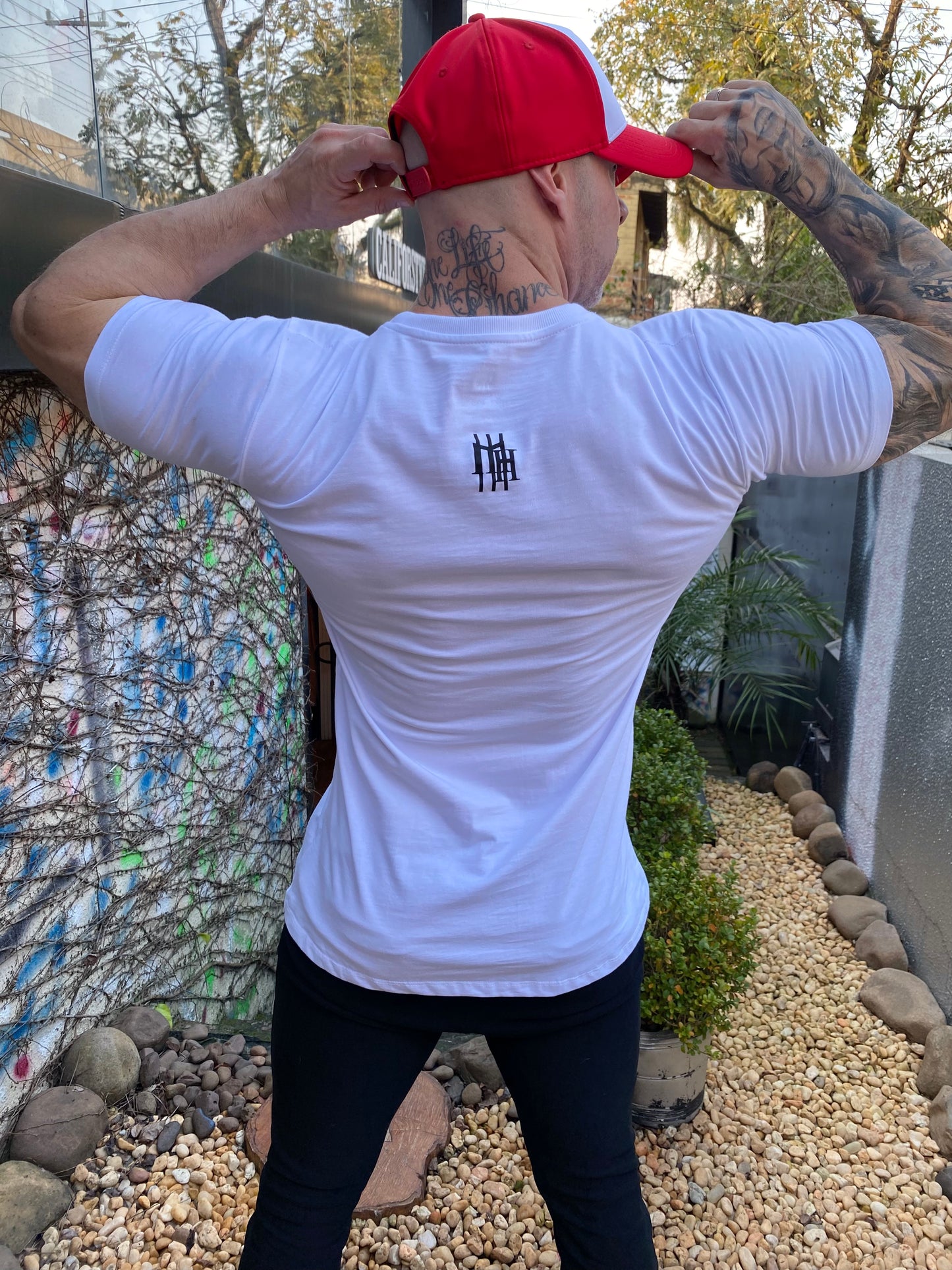 camiseta mahe splash white
