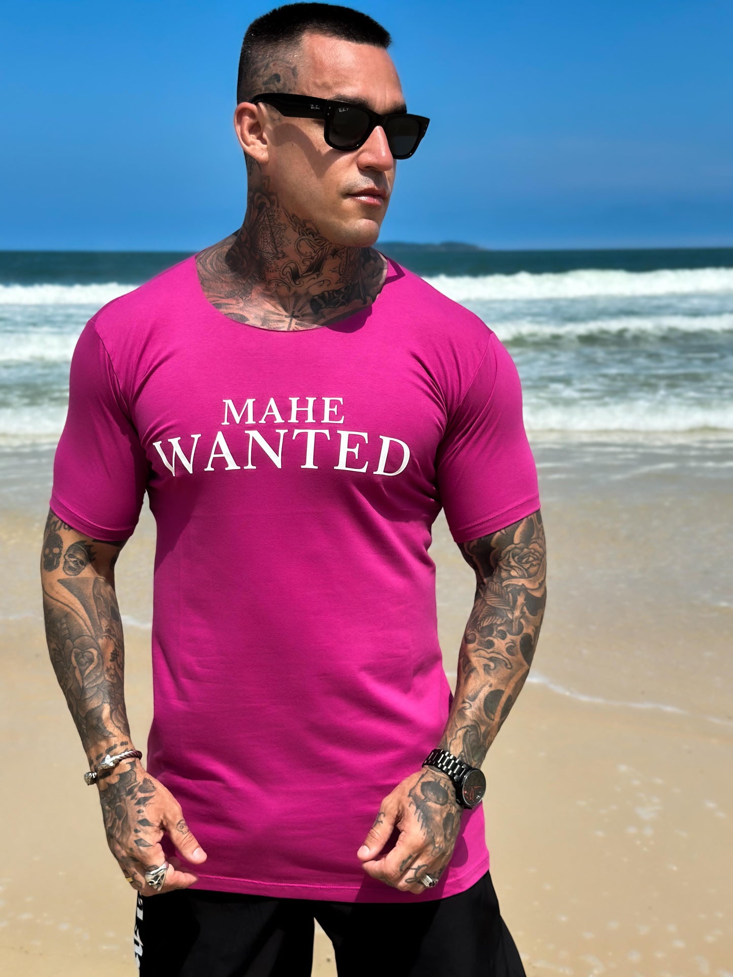 camiseta mahe bright pink