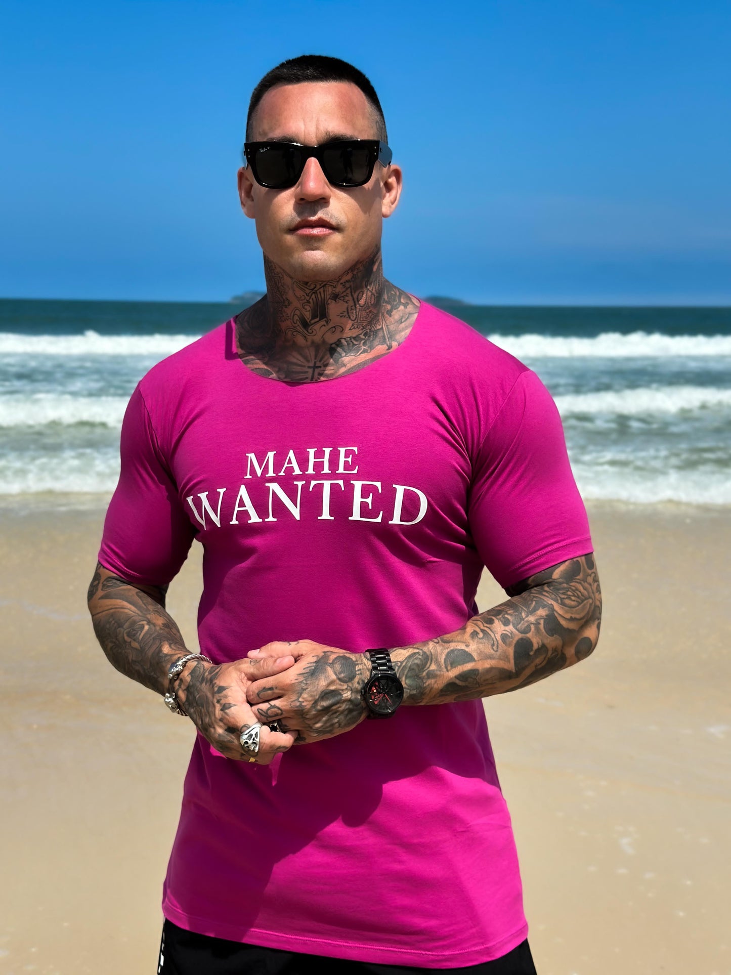 camiseta mahe bright pink