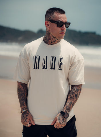 Camiseta Mahe Over Obscurity Cream