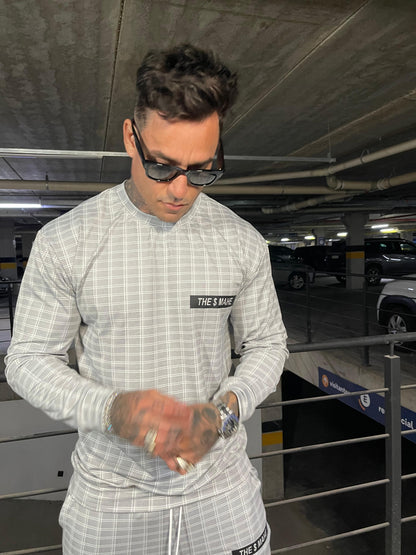Moletom Mahe Checked Gray
