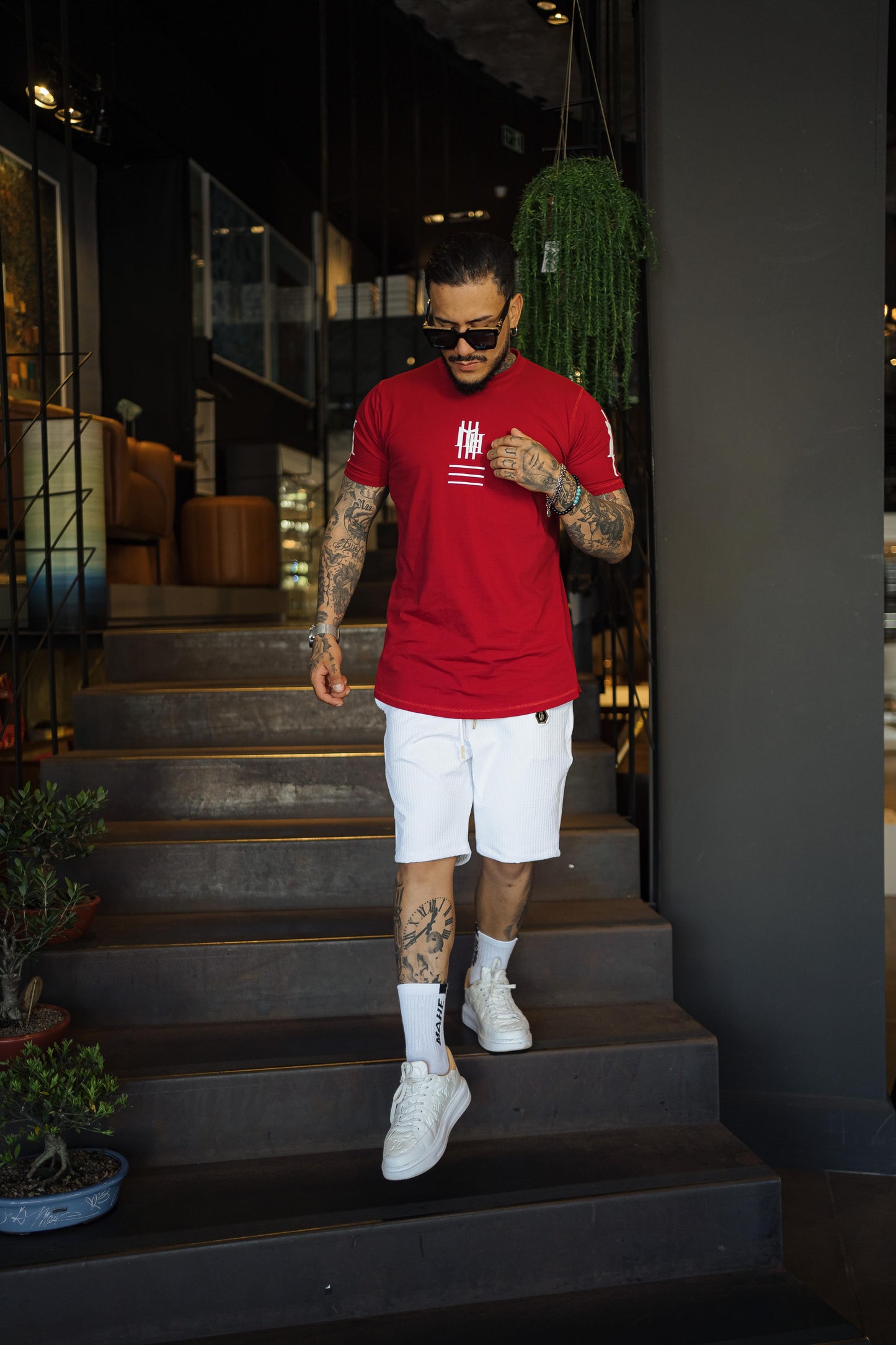 camiseta mahe island red