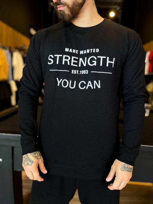 Moletom Mahe Strength Black