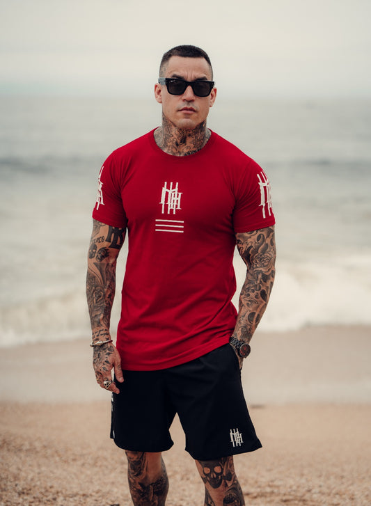Camiseta Mahe Bay Red