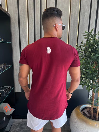 Camiseta Mahe Bold Wine
