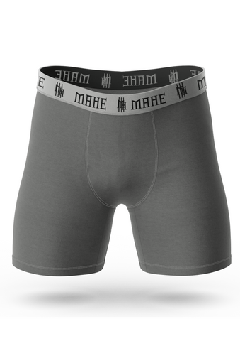 Cueca Mahe Boxer Poliamida Grey Ref. 1010